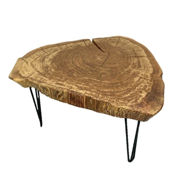 Couchtisch Eiche oval groß – Bild 5